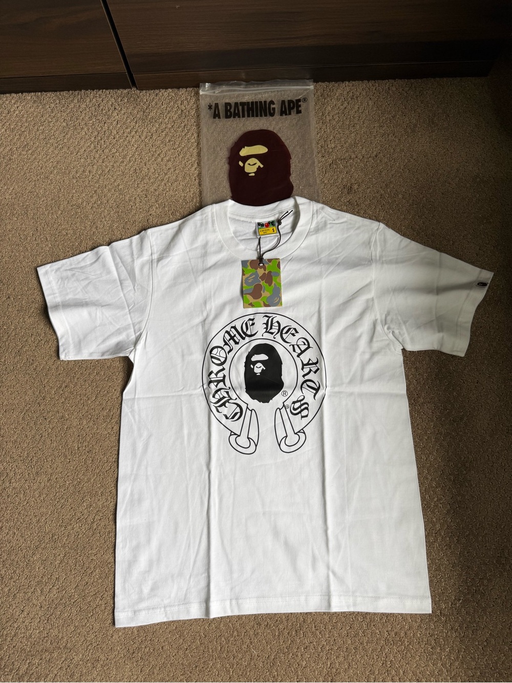 Brand New- Bape x Chrome hearts T-shirt